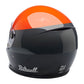 Casco Moto Integral Biltwell Lane Splitter Podium Gloss Orange/Grey/Black - URA Moto