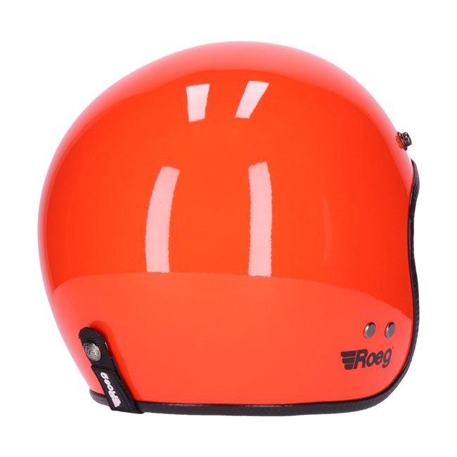 Casco moto Jet Roeg Oompa Orange - URA Moto