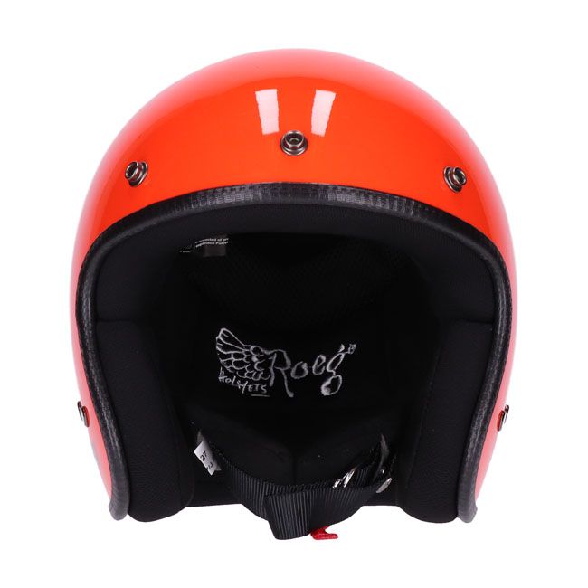 Casco moto Jet Roeg Oompa Orange - URA Moto