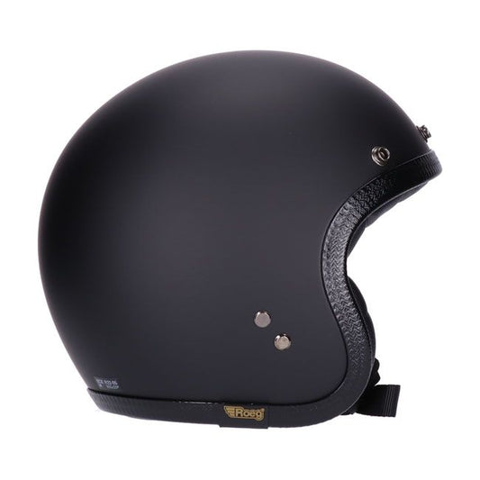 Casco moto Jet Roeg Jettson Matte Black - URA Moto