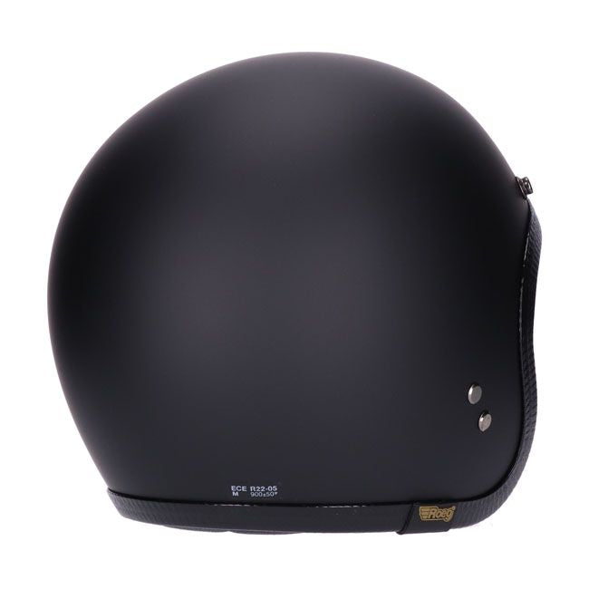 Casco moto Jet Roeg Jettson Matte Black - URA Moto