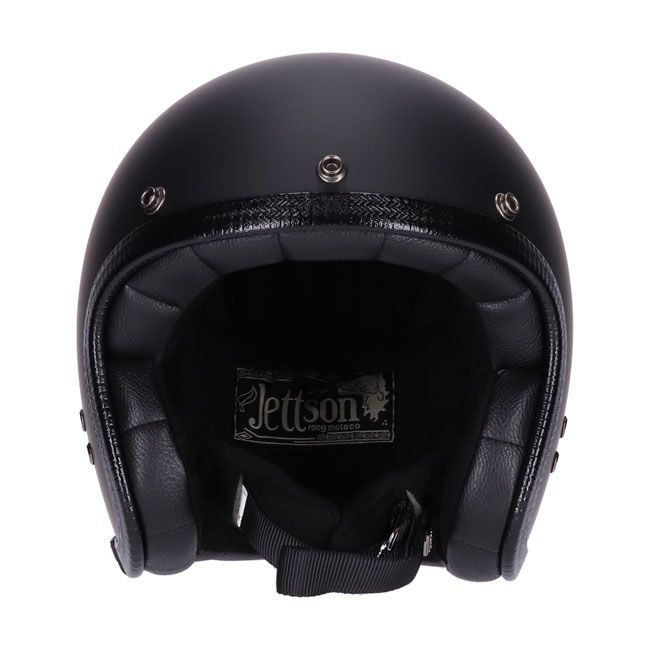 Casco moto Jet Roeg Jettson Matte Black - URA Moto