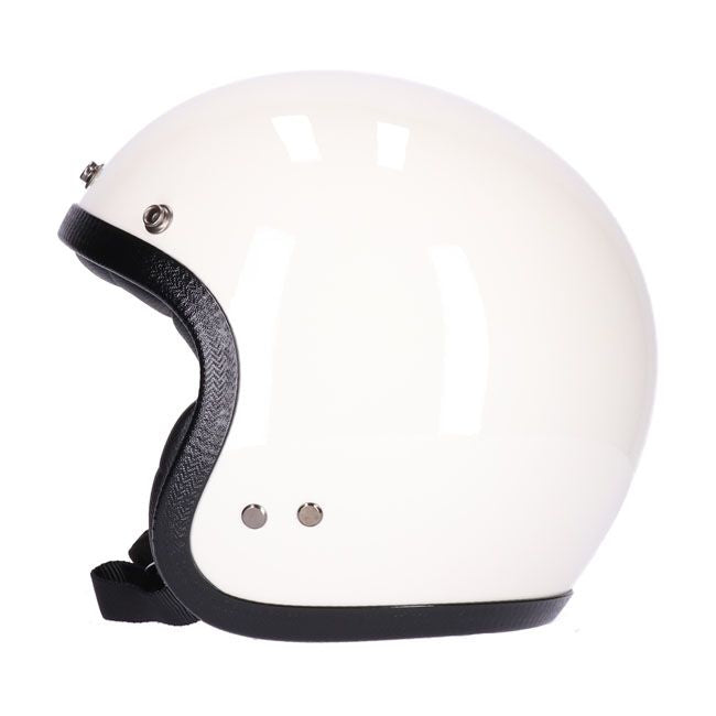 Casco moto Jet Roeg Jettson Vintage White - URA Moto