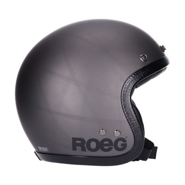 Casco moto Jet Roeg Jettson Scratch Black - URA Moto
