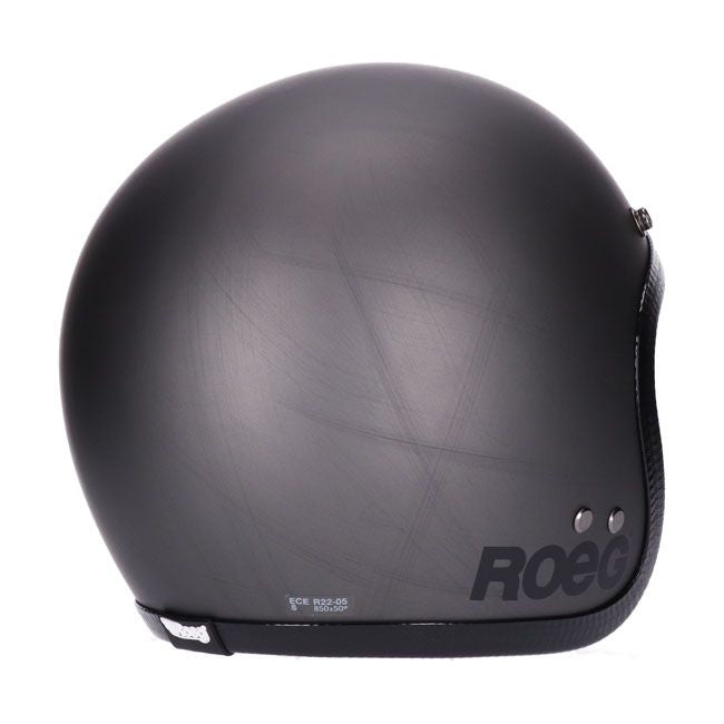 Casco moto Jet Roeg Jettson Scratch Black - URA Moto