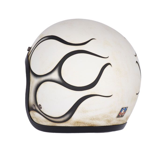 Casco moto Jet Roeg Jettson Matte Scratch White - URA Moto