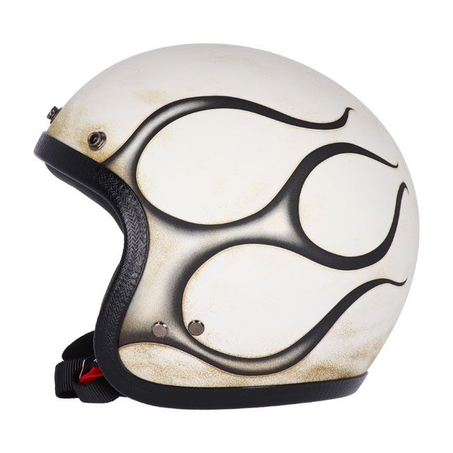 Casco moto Jet Roeg Jettson Matte Scratch White - URA Moto