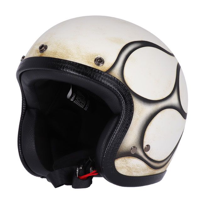 Casco moto Jet Roeg Jettson Matte Scratch White - URA Moto