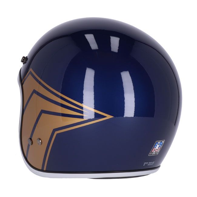 Casco moto Jet Roeg Jettson Metallic Blue - URA Moto