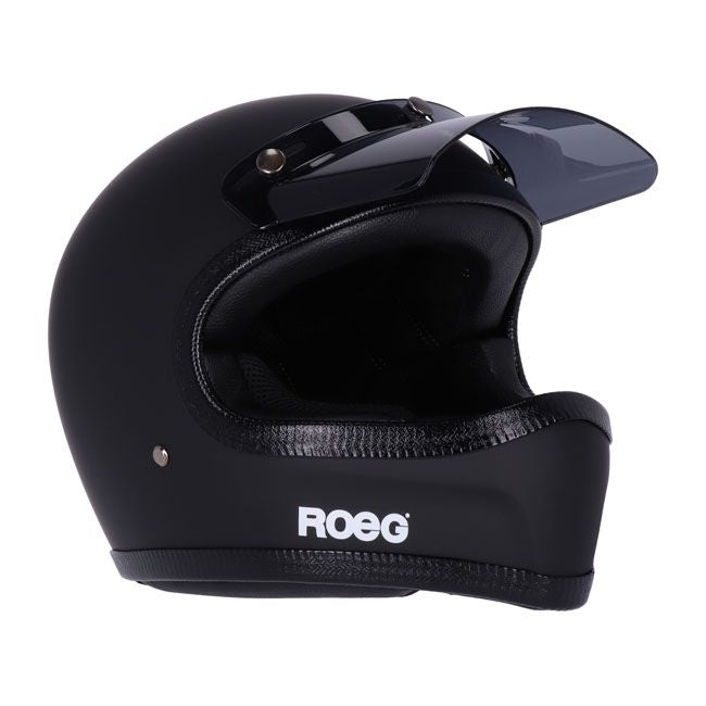 Casco moto Integral Roeg Peruna Tarmac Matte Black - URA Moto