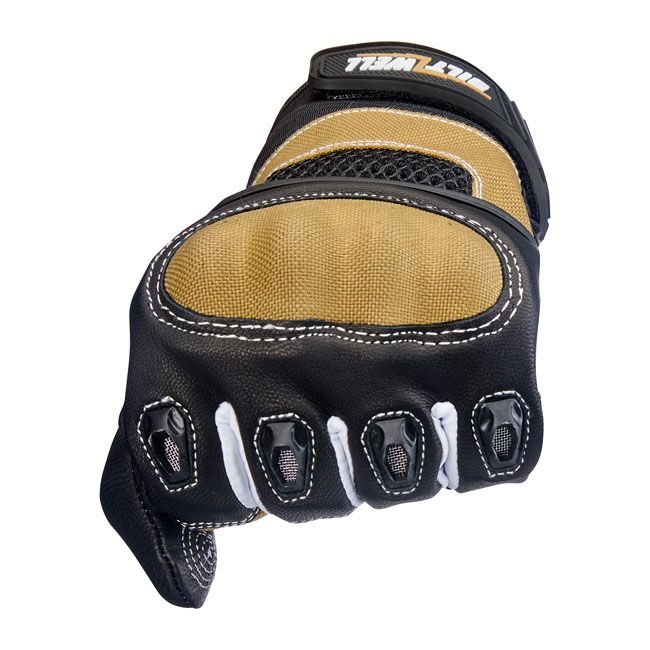 Guante Moto Biltwell Bridgeport Camel/Negro - URA Moto