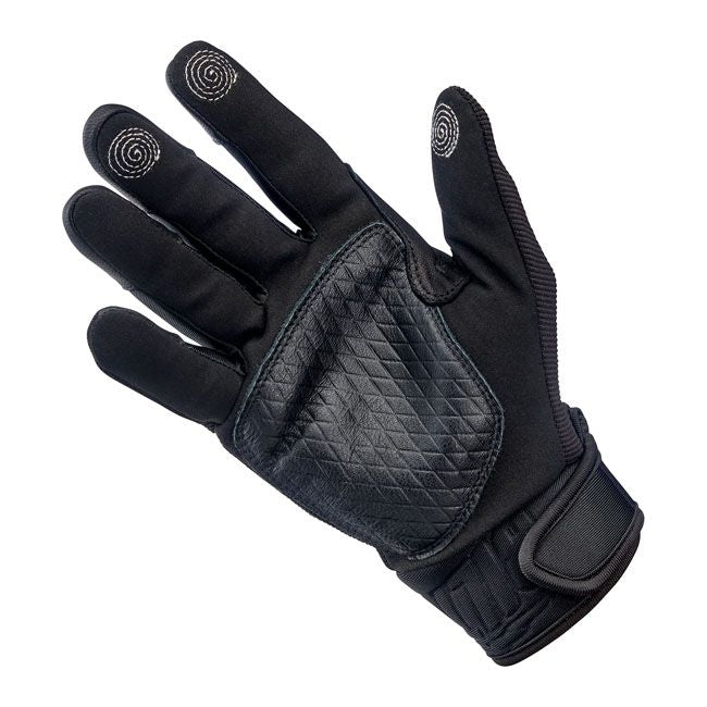 Guante Moto Biltwell Baja Negro - URA Moto