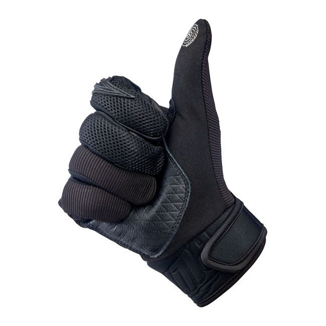 Guante Moto Biltwell Baja Negro - URA Moto