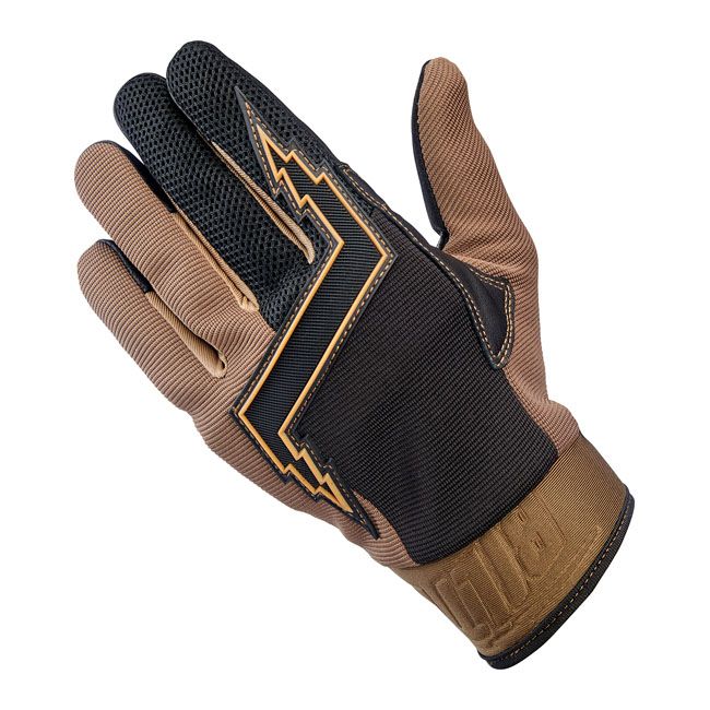 Guante Moto Biltwell Baja Chocolate/Negro - URA Moto