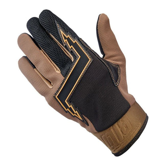 Guante Moto Biltwell Baja Chocolate/Negro - URA Moto