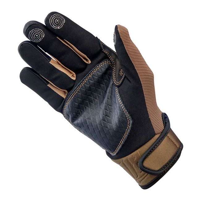 Guante Moto Biltwell Baja Chocolate/Negro - URA Moto
