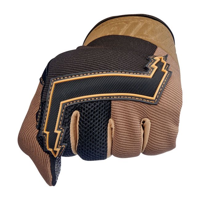 Guante Moto Biltwell Baja Chocolate/Negro - URA Moto