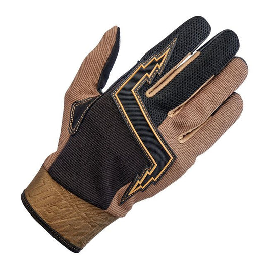 Guante Moto Biltwell Baja Chocolate/Negro - URA Moto