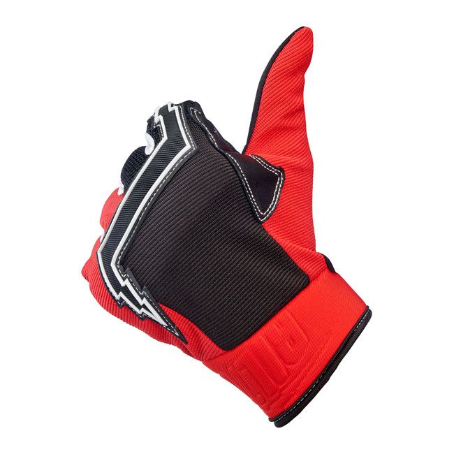 Guante Moto Biltwell Baja Rojo/Negro - URA Moto