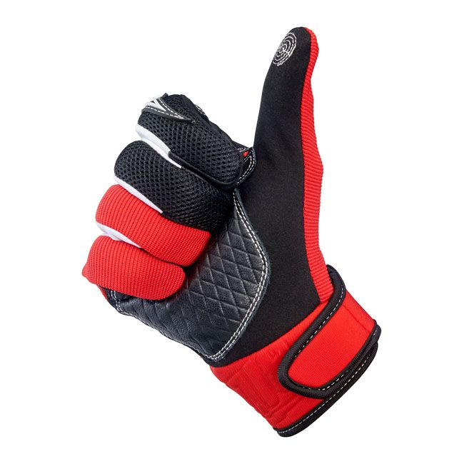 Guante Moto Biltwell Baja Rojo/Negro - URA Moto