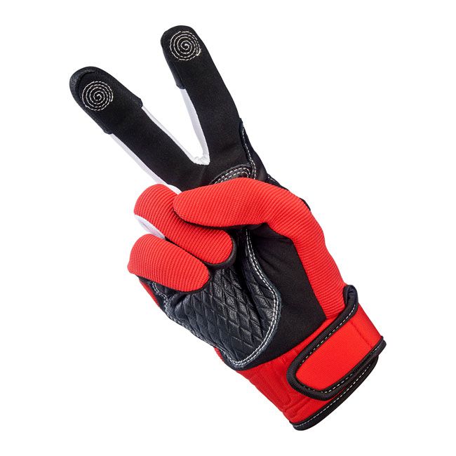 Guante Moto Biltwell Baja Rojo/Negro - URA Moto