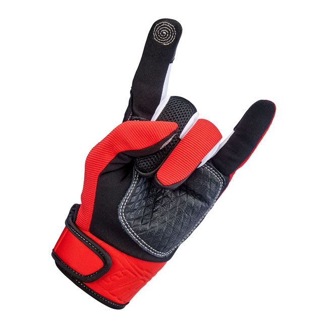 Guante Moto Biltwell Baja Rojo/Negro - URA Moto