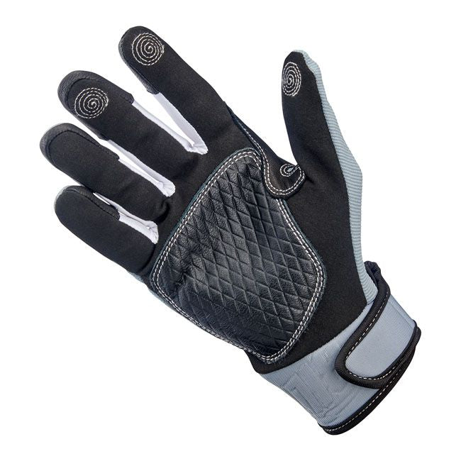 Guante Moto Biltwell Baja Gris/Negro - URA Moto