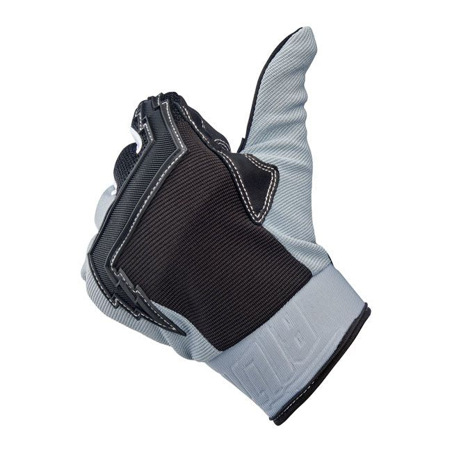 Guante Moto Biltwell Baja Gris/Negro - URA Moto