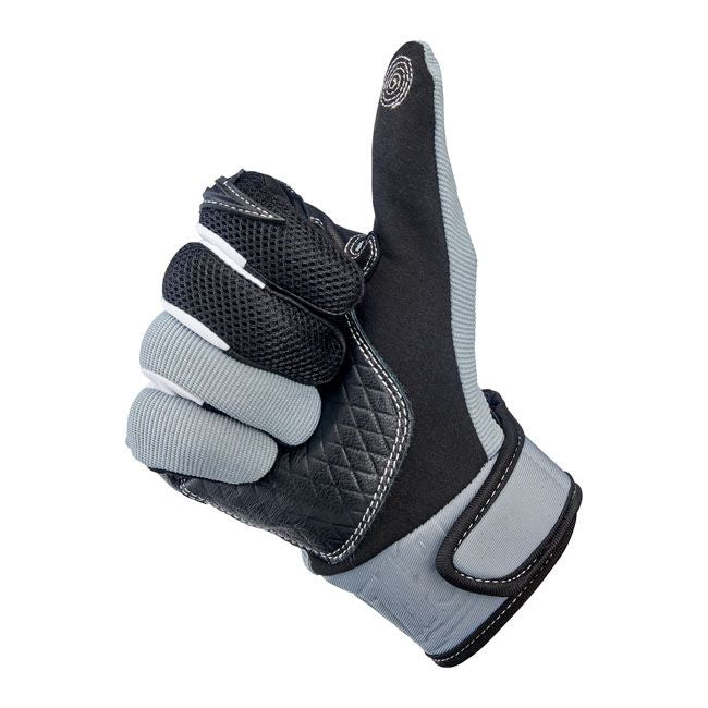 Guante Moto Biltwell Baja Gris/Negro - URA Moto