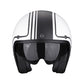Casco Moto Scorpion Belfast Evo Retrol Mate Blanco/Gris - URA Moto