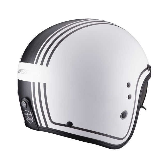 Casco Moto Scorpion Belfast Evo Retrol Mate Blanco/Gris - URA Moto
