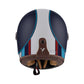 Casco Moto Integral BY City Roadster Blue White Matt - URA Moto
