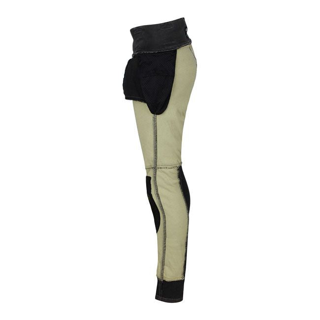 Pantalón Leggins Moto Melissa MotoGirl Gris Mujer - URA Moto