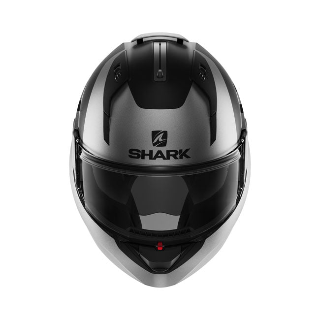 Casco moto Shark Modular EVO-ES Negro/Plata