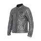 Chaqueta Piel John Doe Storm Gris - URA Moto
