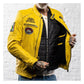 Chaqueta Moto Piel Holy Freedom Zero Evo Amarilla - URA Moto