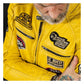 Chaqueta Moto Piel Holy Freedom Zero Evo Amarilla - URA Moto
