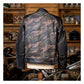 Chaqueta Moto Piel Holy Freedom Zero Camou Camuflage - URA Moto