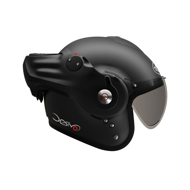 Casco moto Roof Modular Desmo Negro Mate - URA Moto