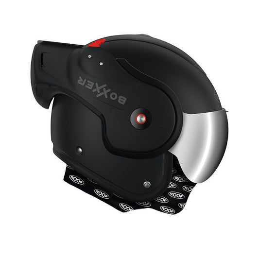 Casco moto Roof Modular Boxxer BLK Shadow Negro Mate - URA Moto