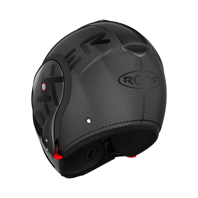 Casco moto Roof Modular Boxxer Carbon Granito - URA Moto