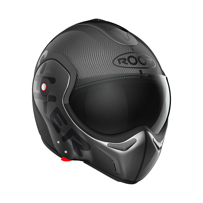 Casco moto Roof Modular Boxxer Carbon Granito - URA Moto