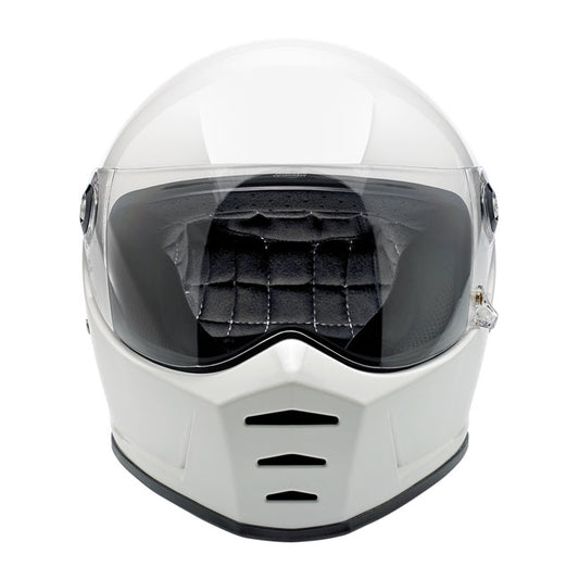 Casco Moto Integral Biltwell Lane Splitter Gloss White - URA Moto