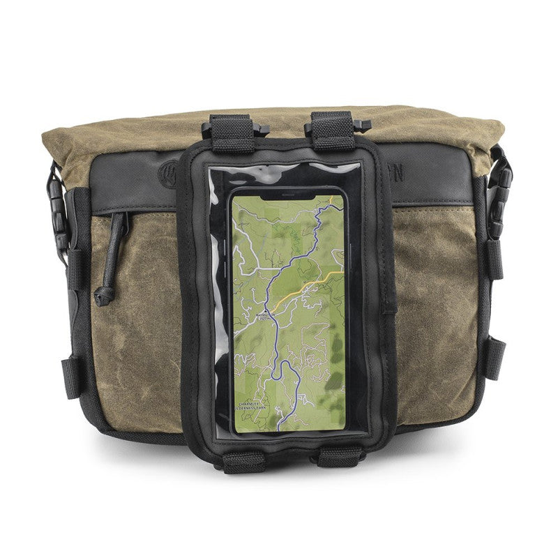 Bolsa Para Barra RSD x KRIEGA Roam Handlebar Bag Negro/Arena - URA Moto
