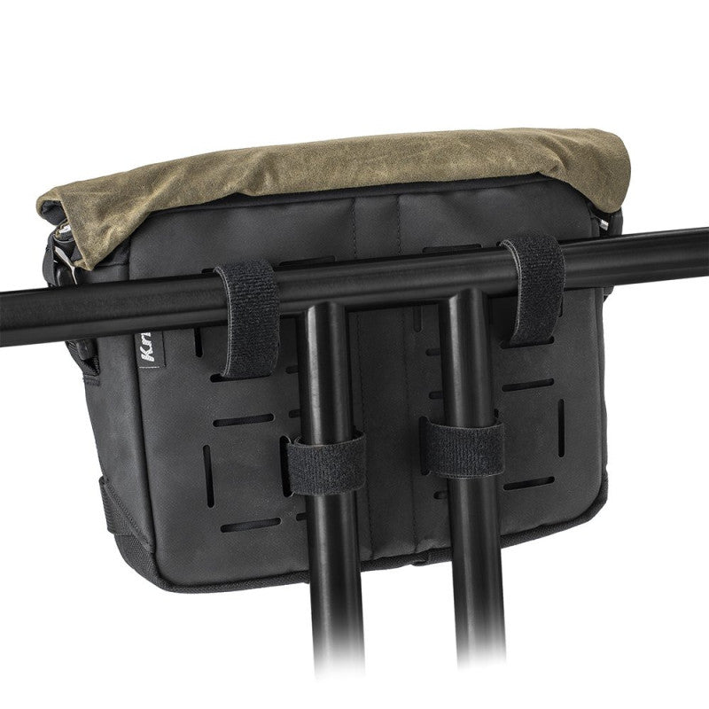 Bolsa Para Barra RSD x KRIEGA Roam Handlebar Bag Negro/Arena - URA Moto