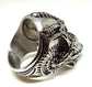 Anillo Acero Calavera Costillas en el Frontal - URA Moto