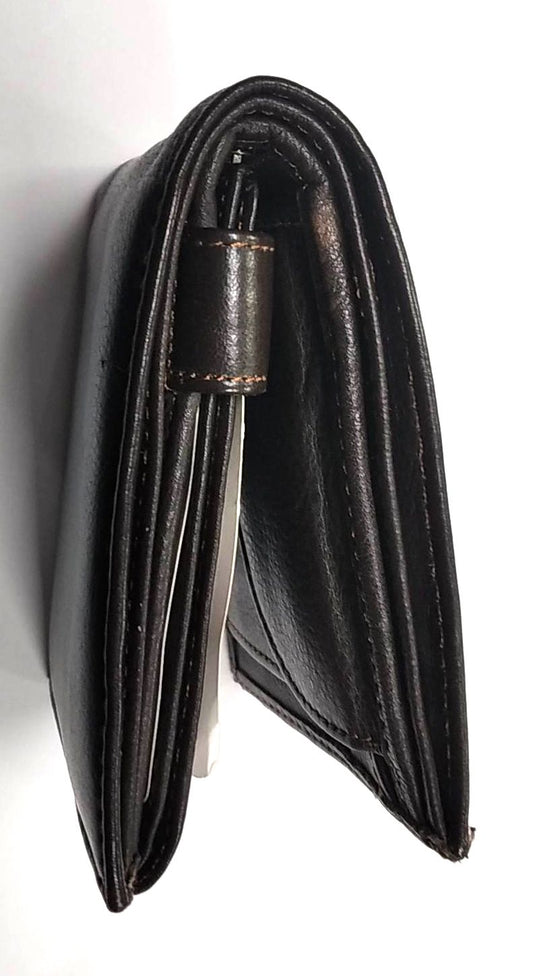 Cartera Piel Marrón Hombre - URA Moto