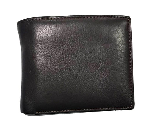 Cartera Piel Marrón Hombre - URA Moto