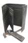 Cartera Piel con Cadena Grande Gris Old Indian - URA Moto