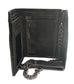 Cartera Piel con Cadena Grande Gris Old Indian - URA Moto
